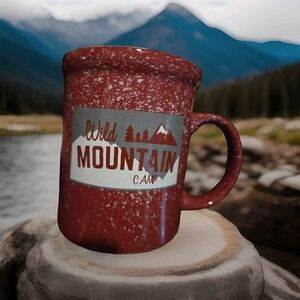 Wild Mountain Camp Large Coffee Mug Camping Gear Cabin‎ Outdoors